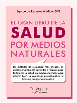 cover image of El gran libro de la salud por medios naturales